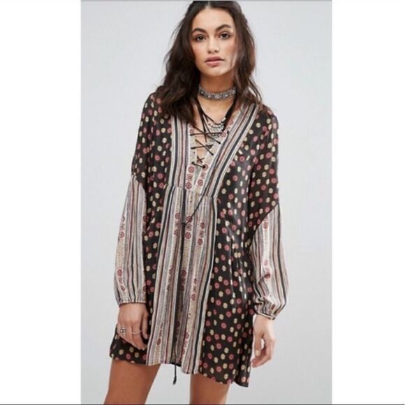 FREE PEOPLE Pebble Rain or Shine Dress Size XS - Picture 2 of 12